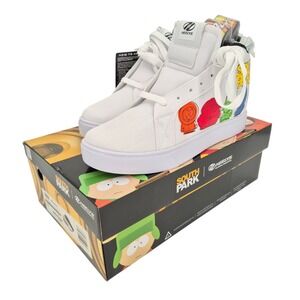 Heelys South Park Racer Mid Men's Size 9 White Black & Yellow Shoes Skates